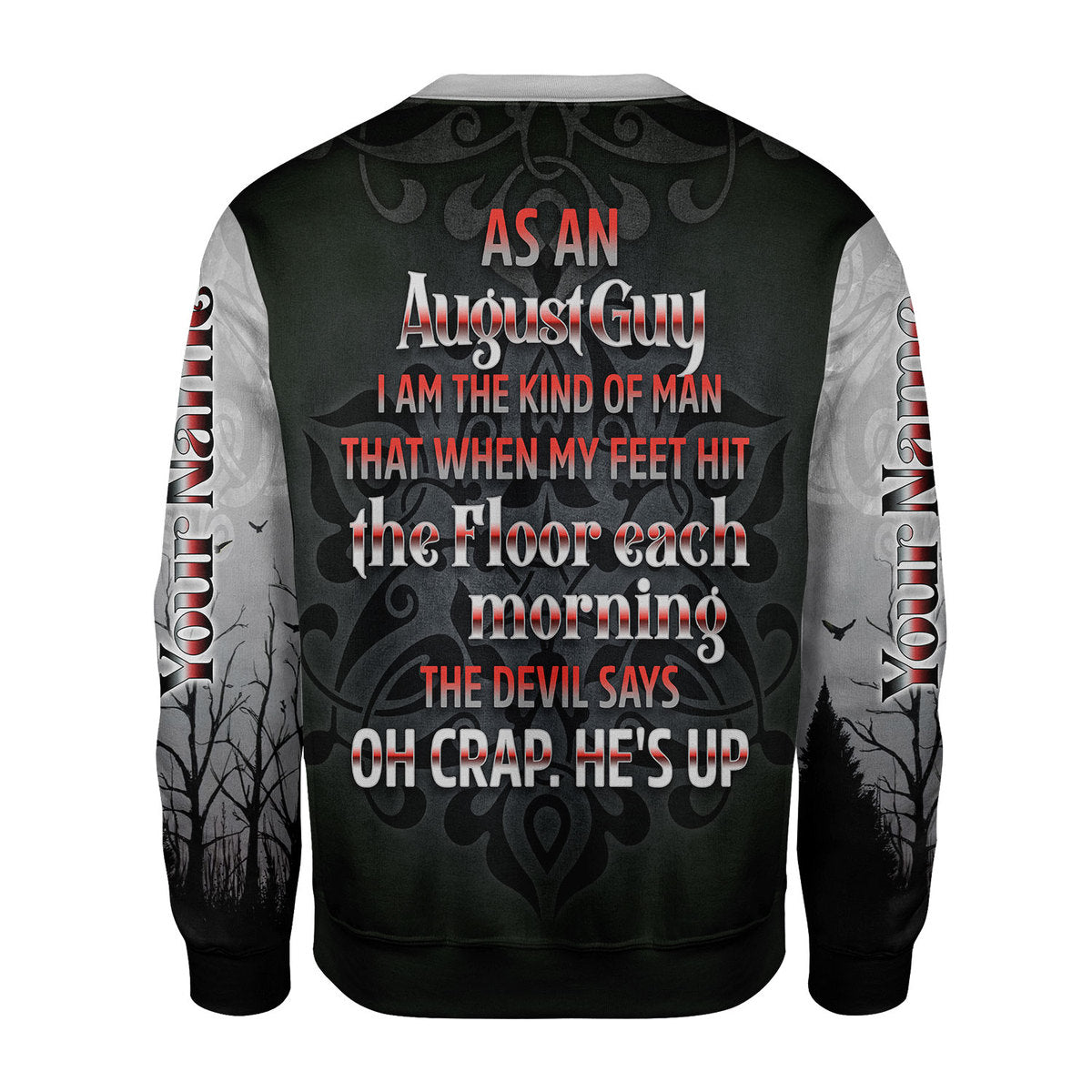 CustomsPig Personalized Tops August Guy All Over Printed