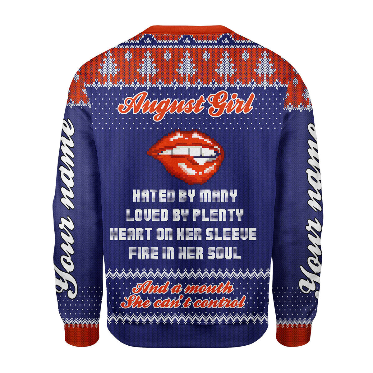 CustomsPig Personalized Tops Personalized Tops August Girl All Over Printed