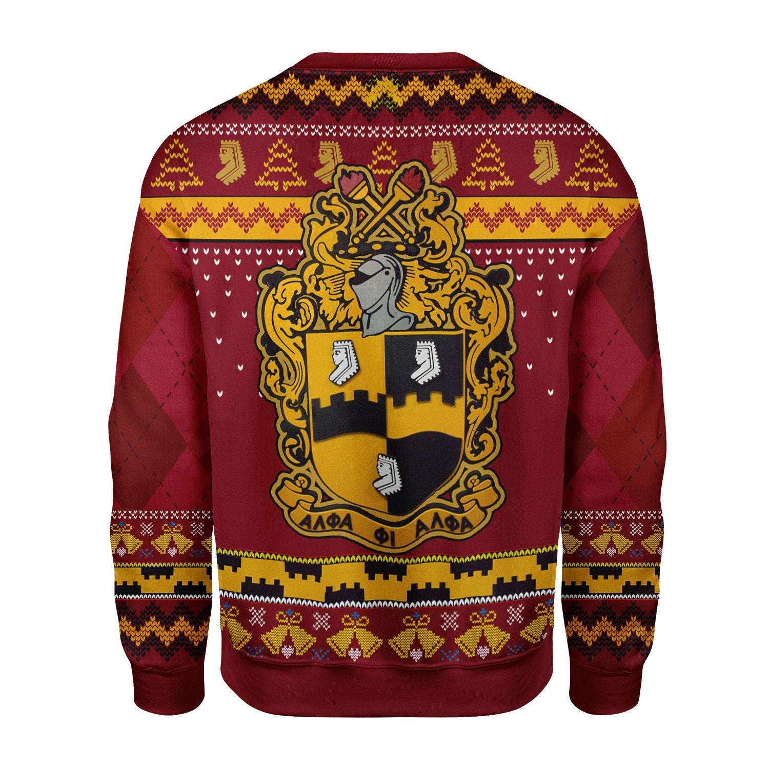 Customspig Christmas Sweater Alpha Phi Alpha 3D Apparel