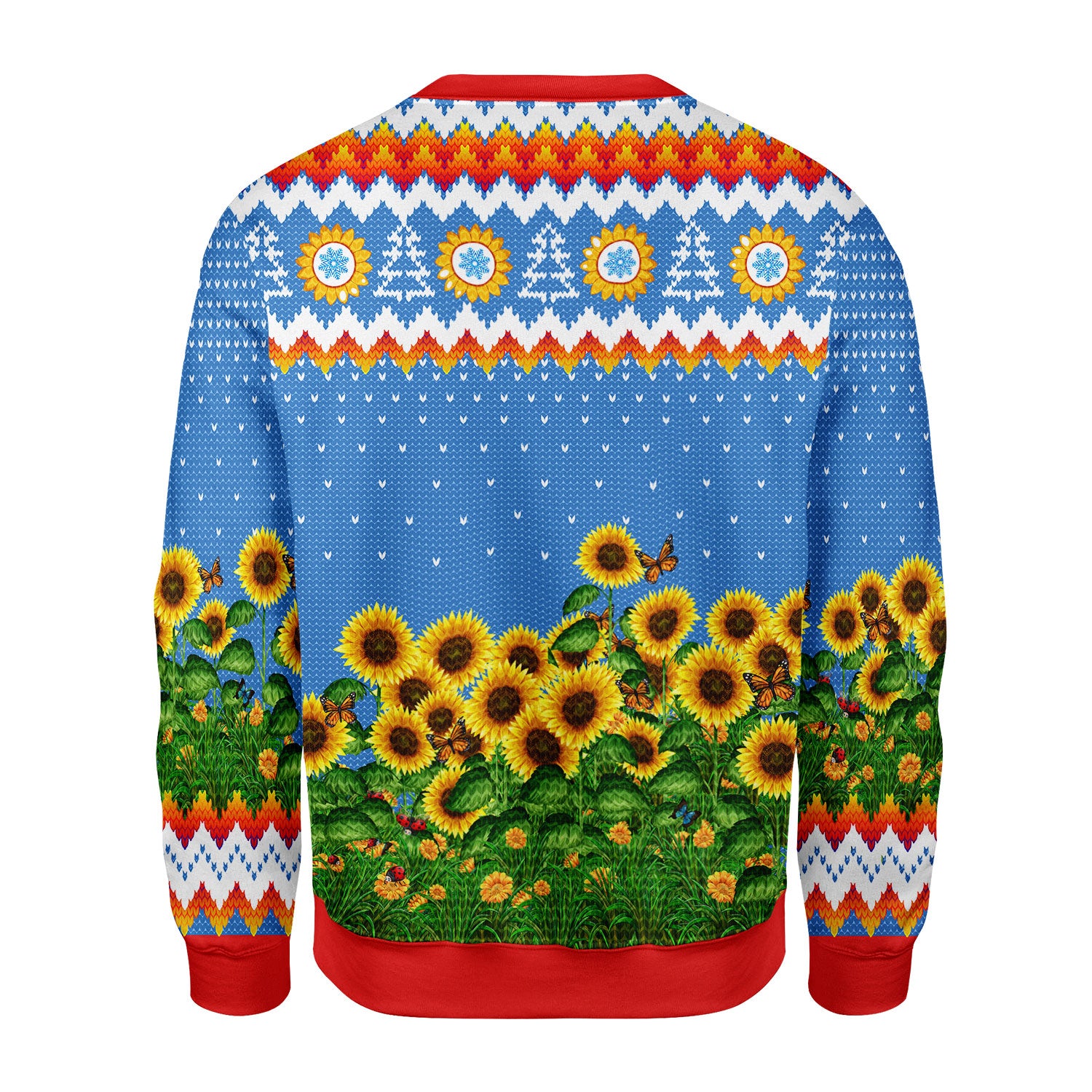 Customspig Christmas Sweater Leo Running With Water Gun 3D Apparel