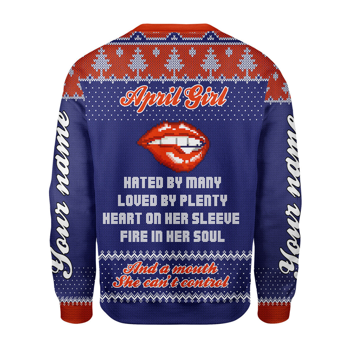 CustomsPig Personalized Tops April Girl All Over Printed