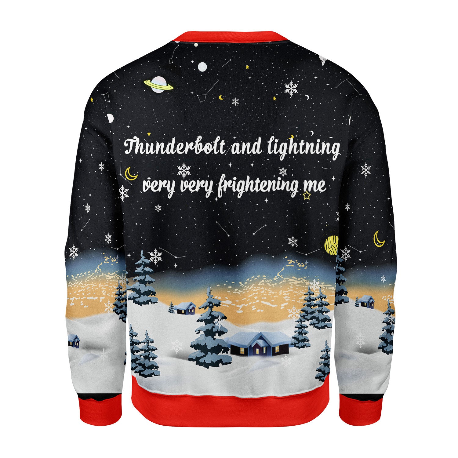 Customspig Christmas Sweater Thunder Fightening Galileo 3D Apparel