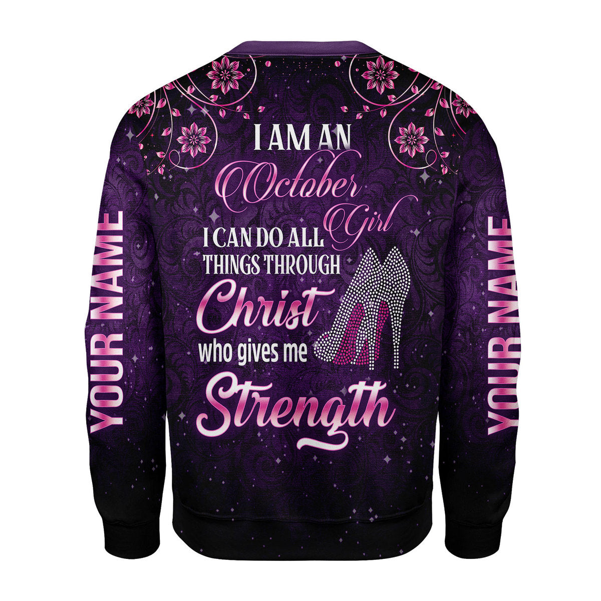 CustomsPig Personalized Tops I Am An October Girl All Over Printed