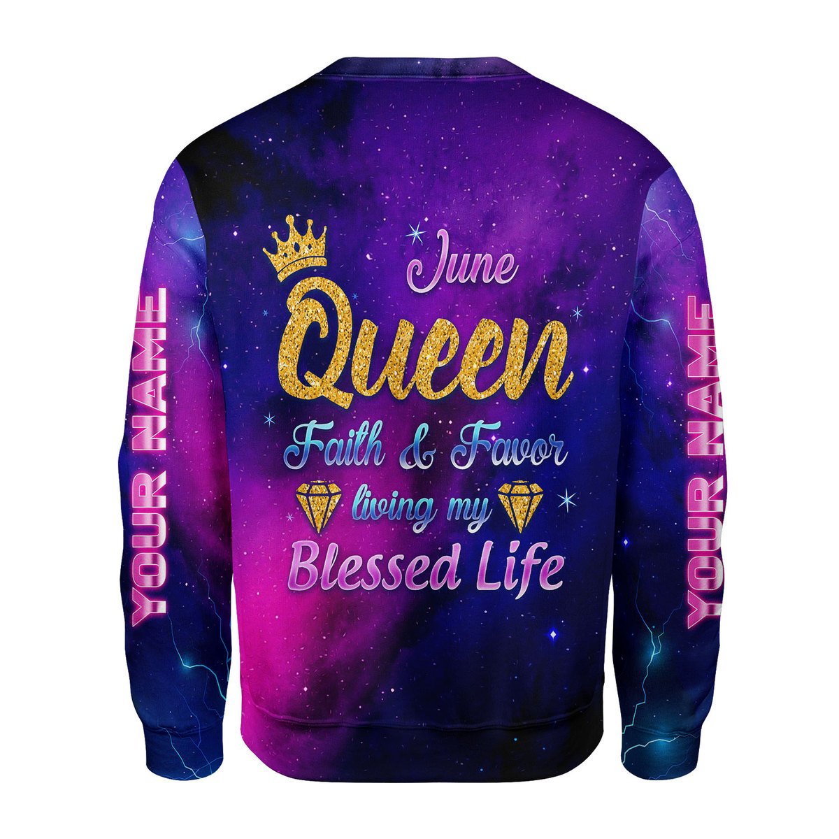 Personalized Tracksuit June Queen All Over Printed