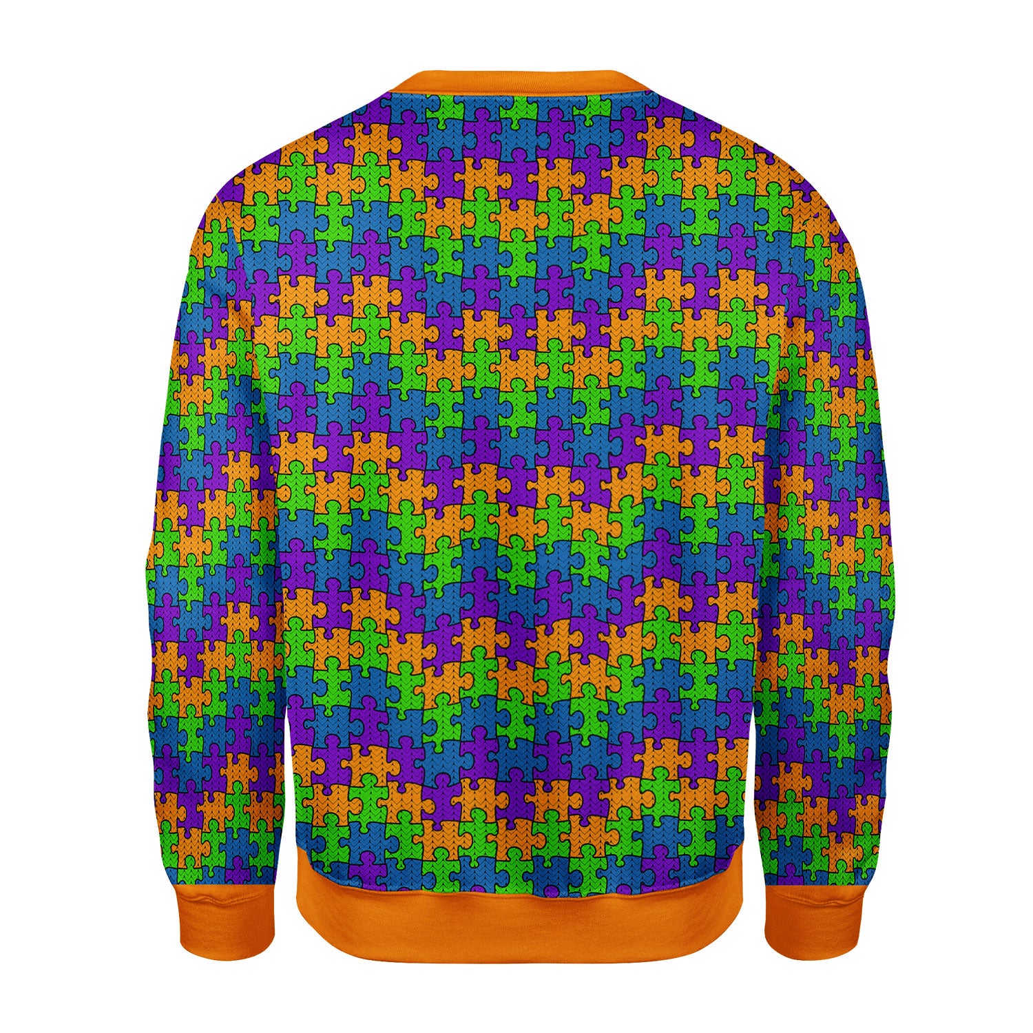 Customspig Christmas Sweater Autism 3D Apparel