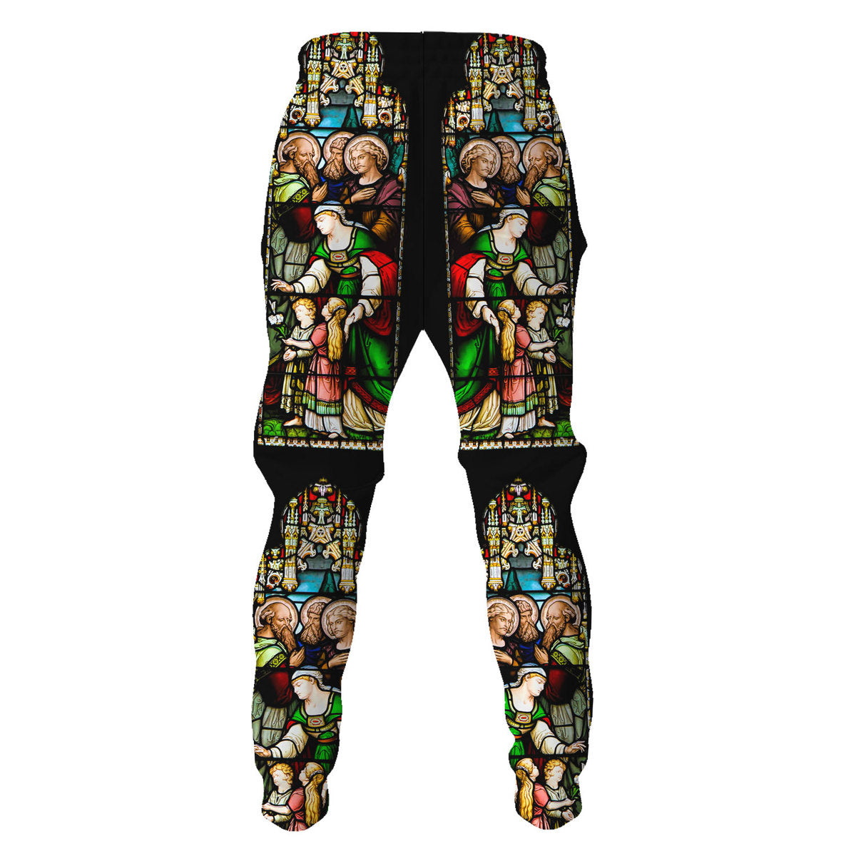 Tracksuit Tops Pullover Sweatshirt Jesus Is Lord Stained Glass 3D Apparel