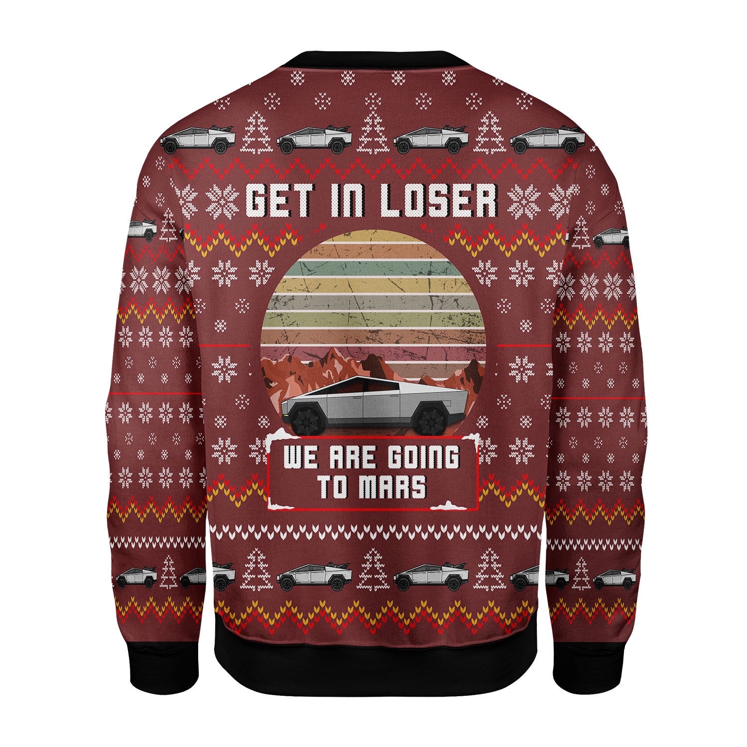 Customspig Christmas Sweater We Are Going To Mars 3D Apparel