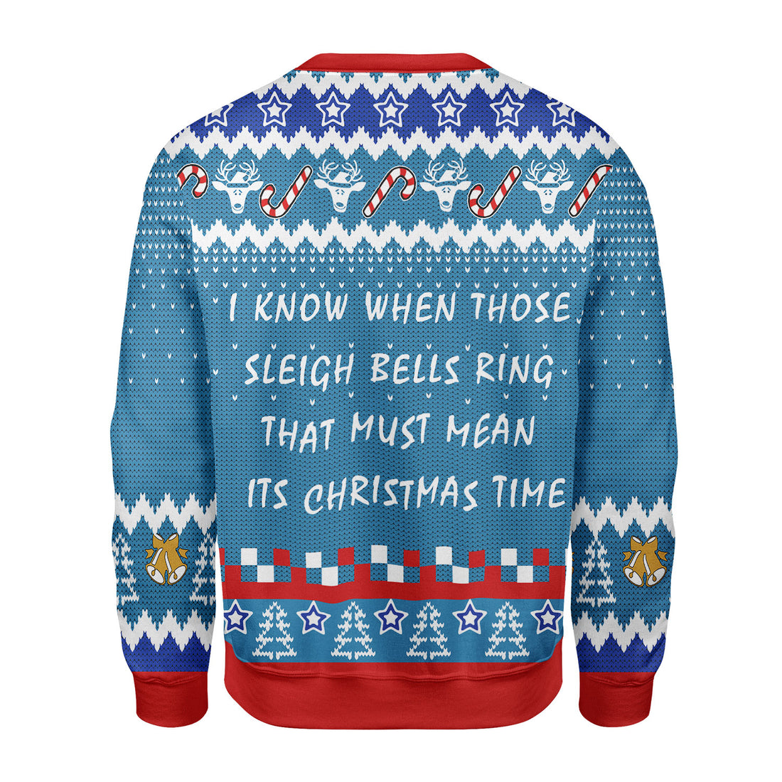 Customspig Christmas Sweater It's Christmas Time 3D Apparel