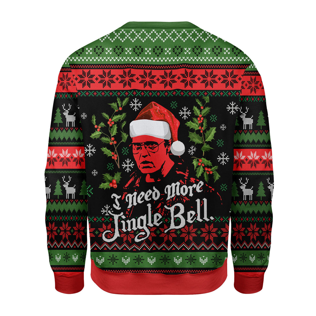 Customspig Christmas Sweater I Need More Jingle Bell 3D Apparel