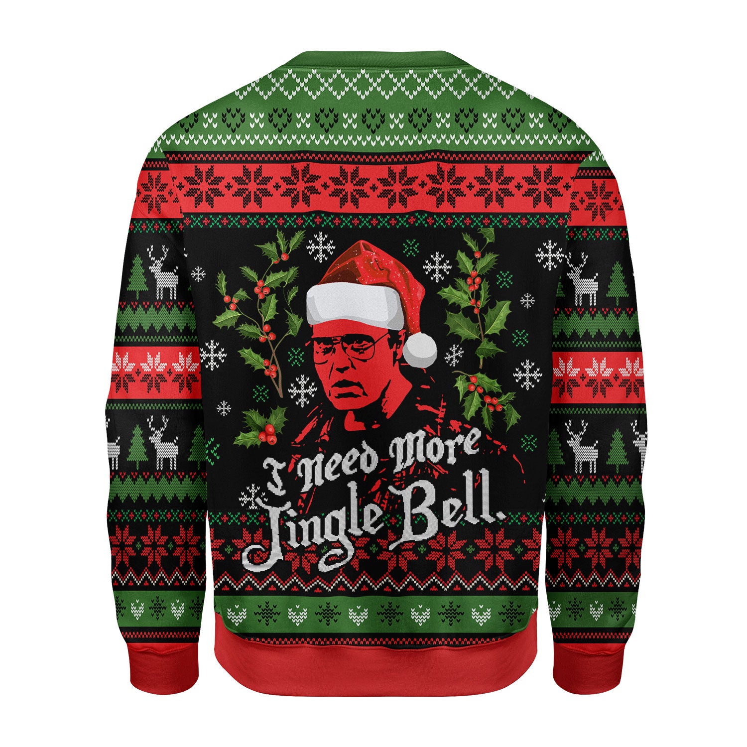 Customspig Christmas Sweater I Need More Jingle Bell 3D Apparel
