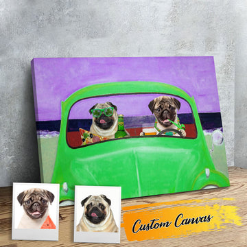 Customized Photos Canvas Poster Wall Art Raglan
