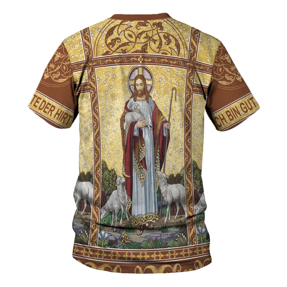 Customspig Tops Pullover Sweatshirt Jesus Christ The Good Shepherd 3D Apparel