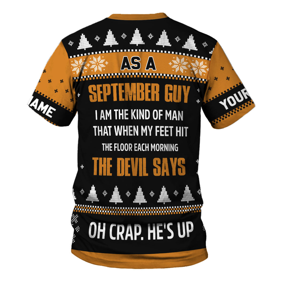 CustomsPig Personalized Tops September Guy All Over Printed
