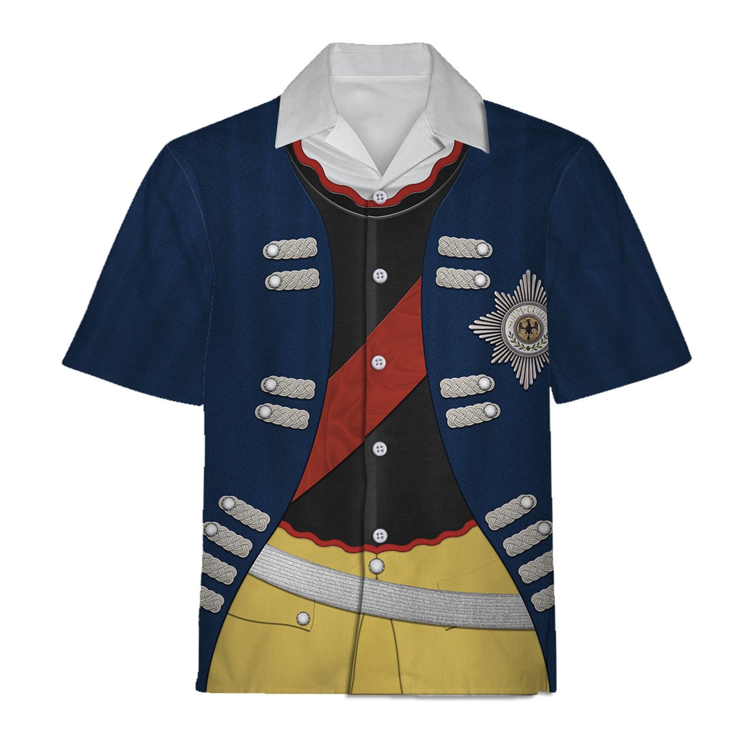 Friedrich Ii Of Prussia Hawaii Shirt / S Vn303