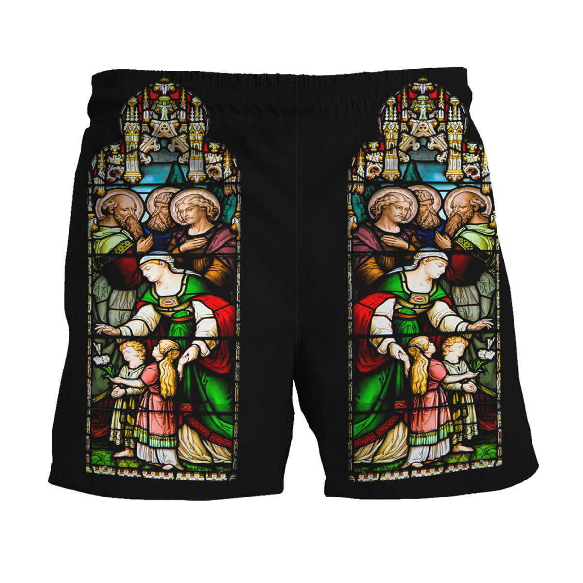 Tracksuit Tops Pullover Sweatshirt Jesus Is Lord Stained Glass 3D Apparel