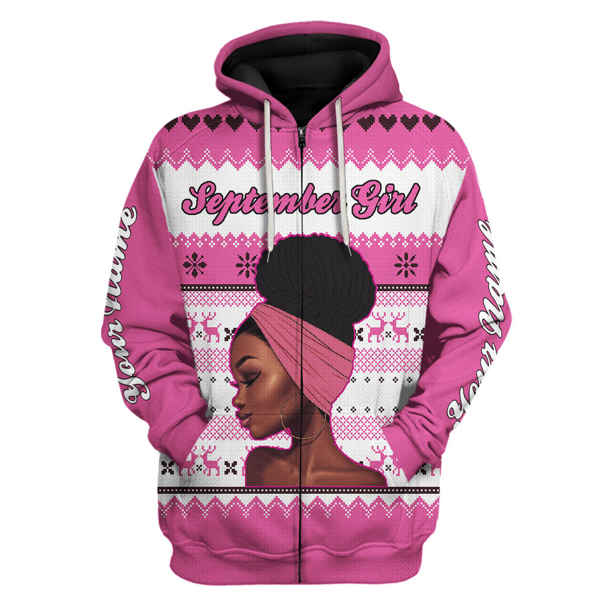 CustomsPig Personalized Tops September Girl All Over Printed