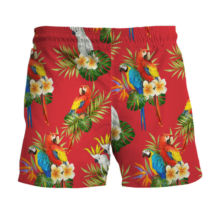 GTA Pacific Legend Parrot Red Hawaiian Shirt