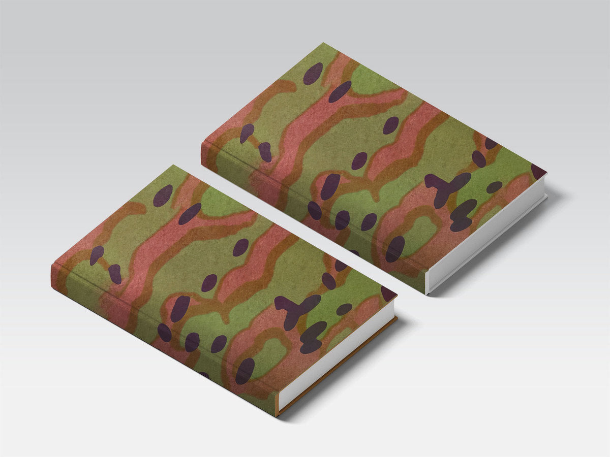 CustomsPig Platanenmuster German World War II Camouflage Patterns Hardcover Journals