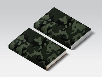 CustomsPig Flecktarn Darkgreen Hardcover Journals