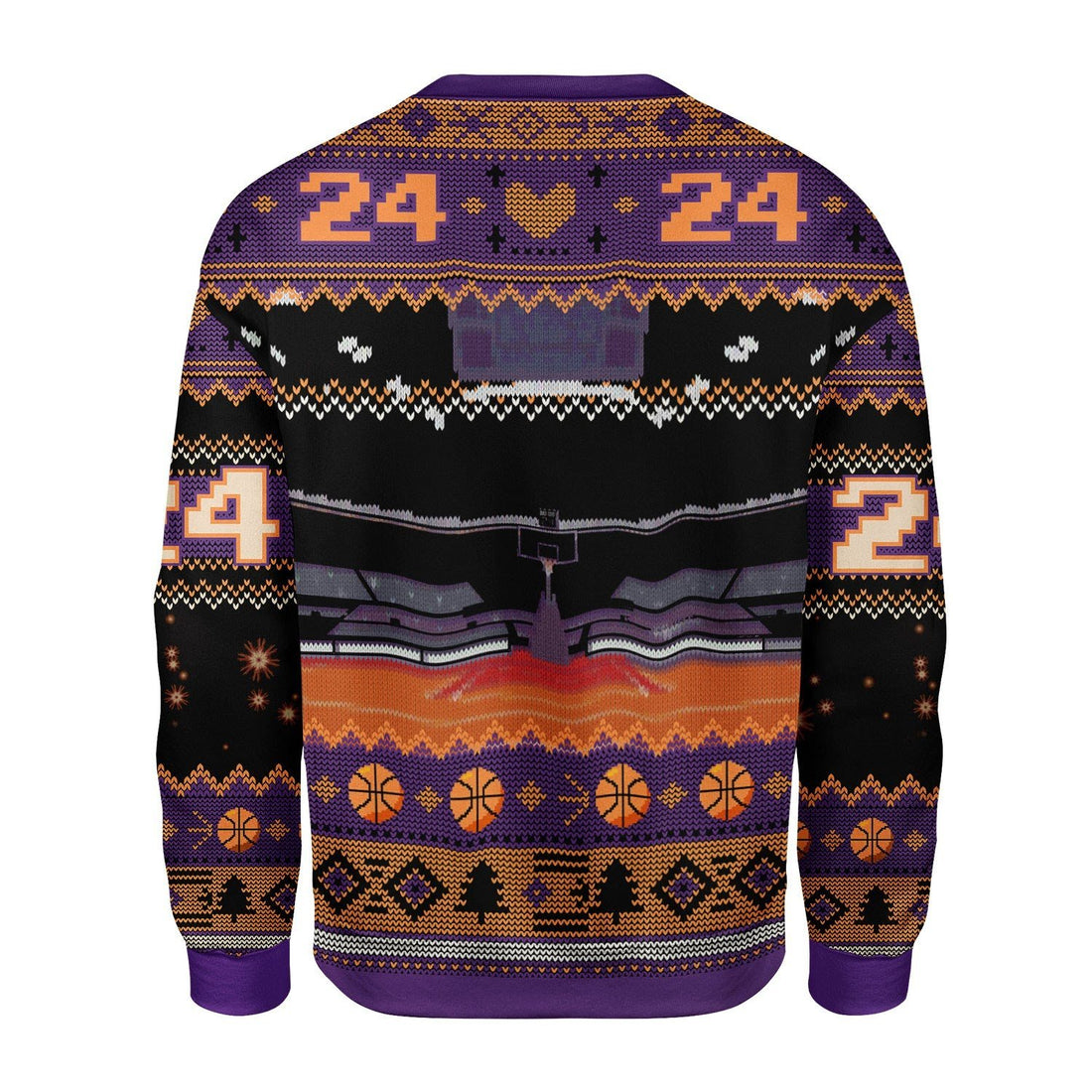 Gearhomies Christmas Unisex Sweater Kobe Bryan Santa Ugly Christmas 3D Apparel