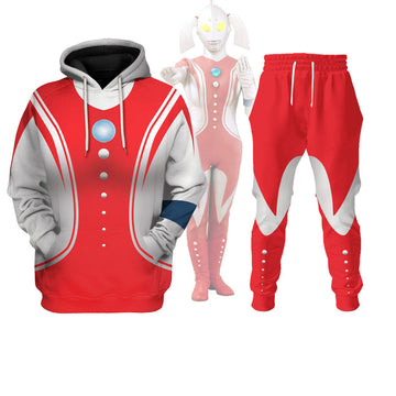CustomsPig Mother Of Ultraman Costumes Hoodie Sweatshirt T-Shirt Tracksuit