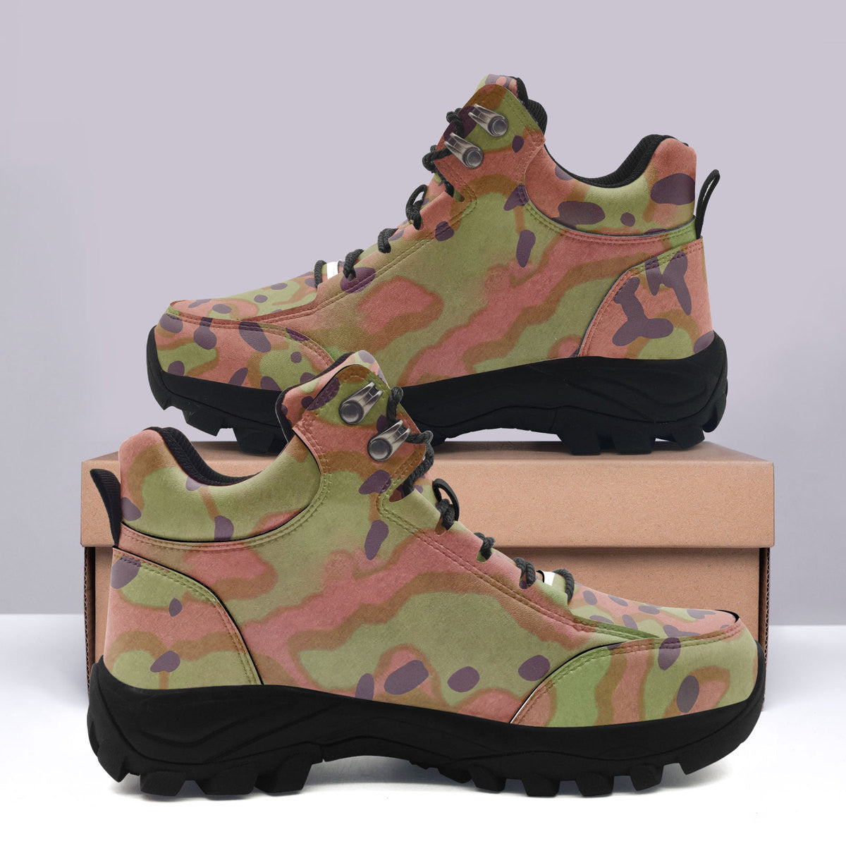 HumansBold Platanenmuster German World War II Camouflage Patterns Hiking Shoes