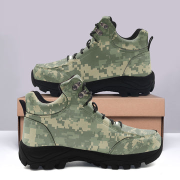 American ACU or Universal Camouflage Pattern (UCP) CAMO Hiking Shoes