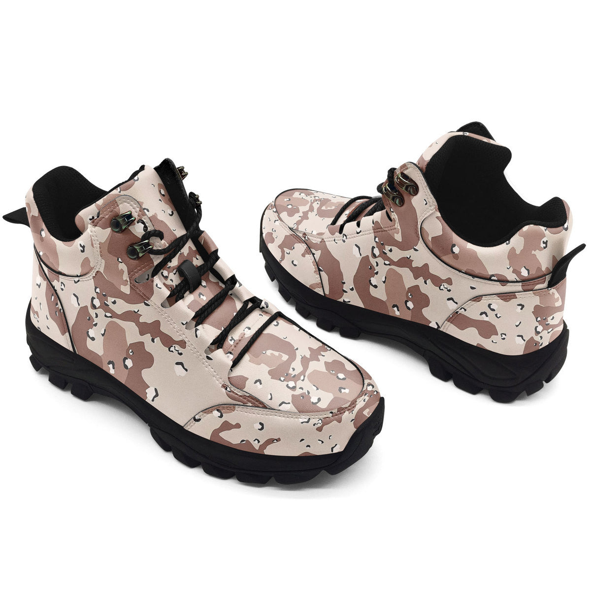 HumansBold Desert Battle Dress Uniform American Chocolate Chip Desert Battle Dress Uniform Camo Hiking Shoes