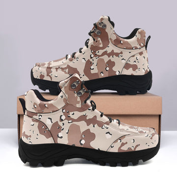 HumansBold Desert Battle Dress Uniform American Chocolate Chip Desert Battle Dress Uniform Camo Hiking Shoes