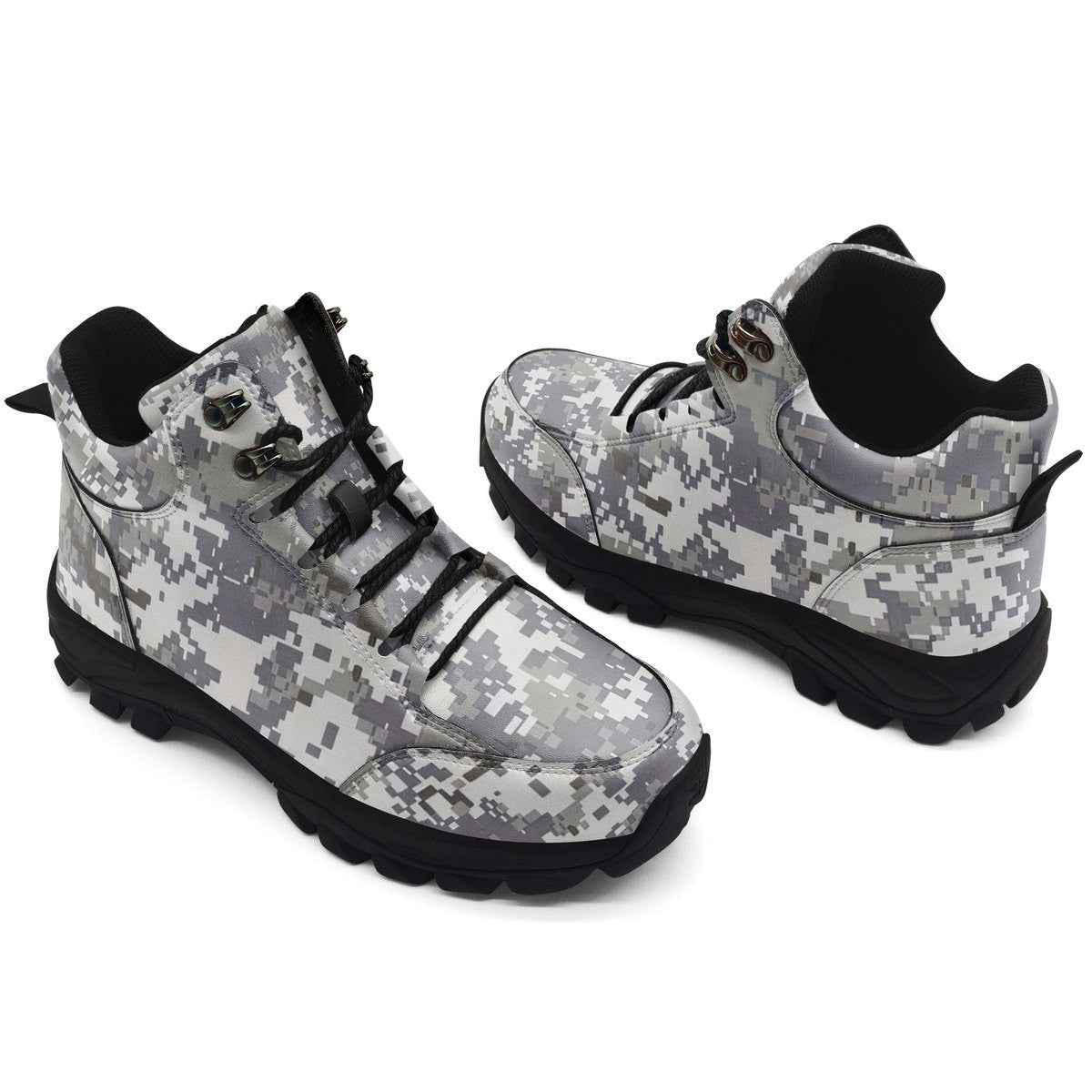 HumansBold American Navy Working Uniform (NWU) Type I Camo Hiking Shoes