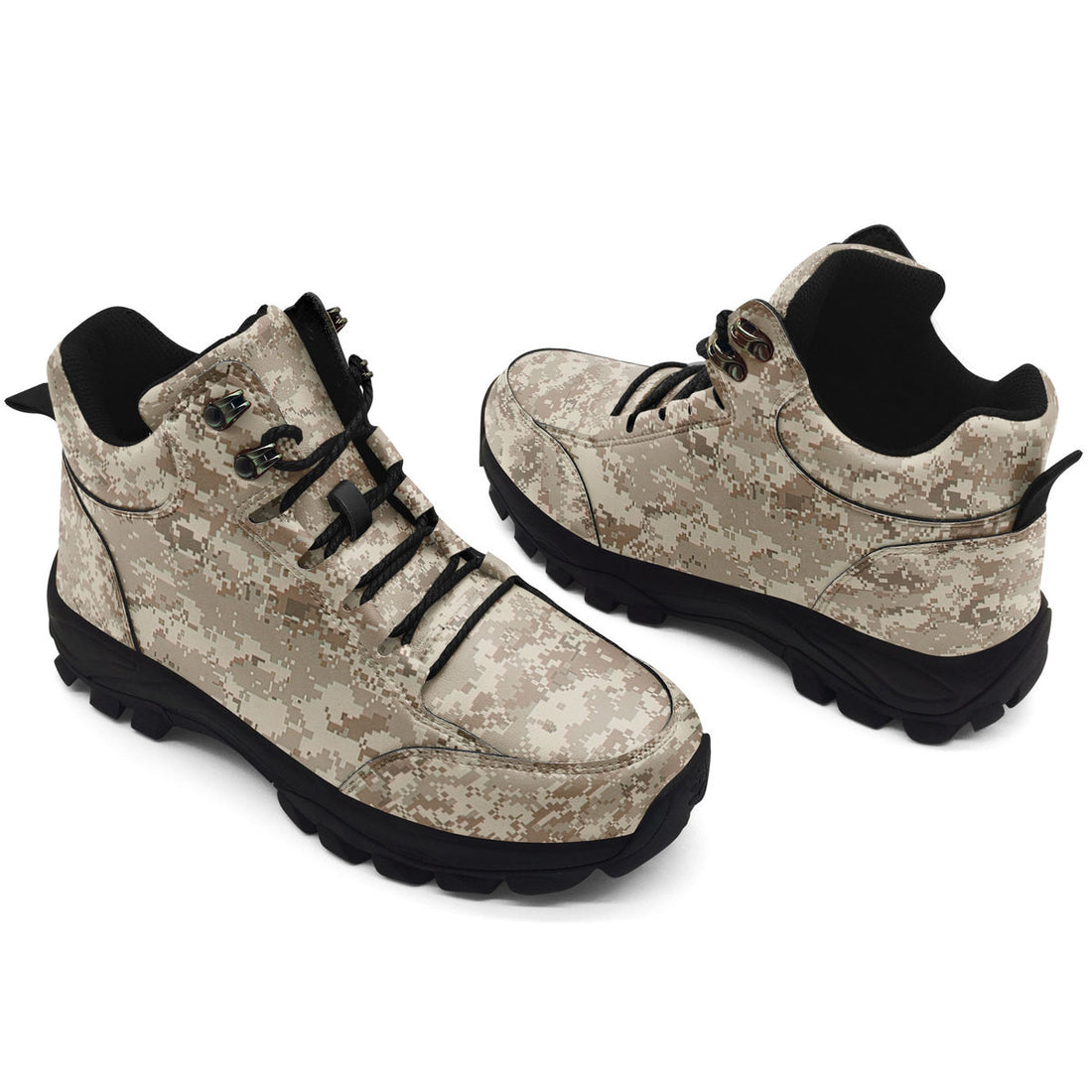HumansBold American Navy Working Uniform (NWU) Type II Camo Hiking Shoes