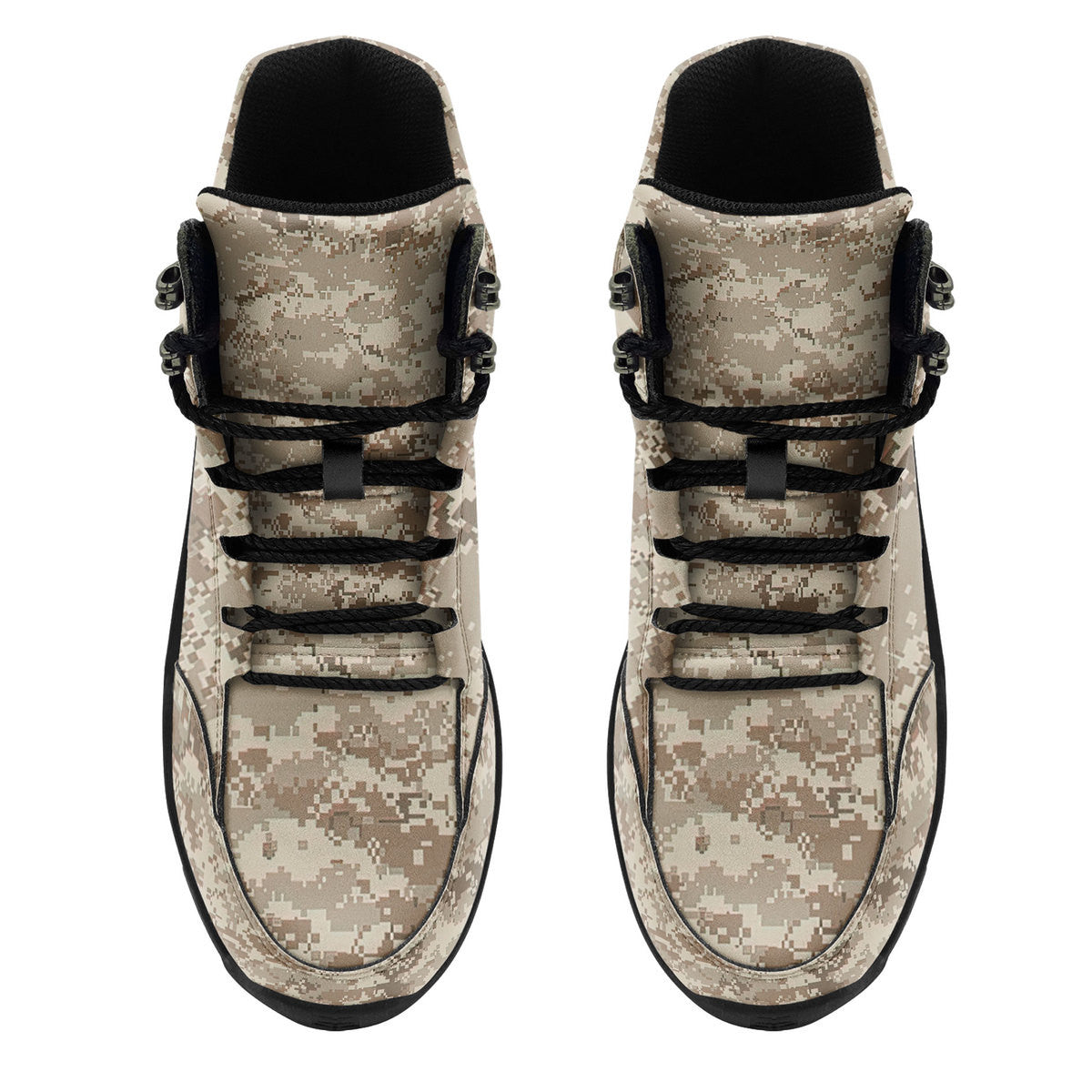HumansBold American Navy Working Uniform (NWU) Type II Camo Hiking Shoes