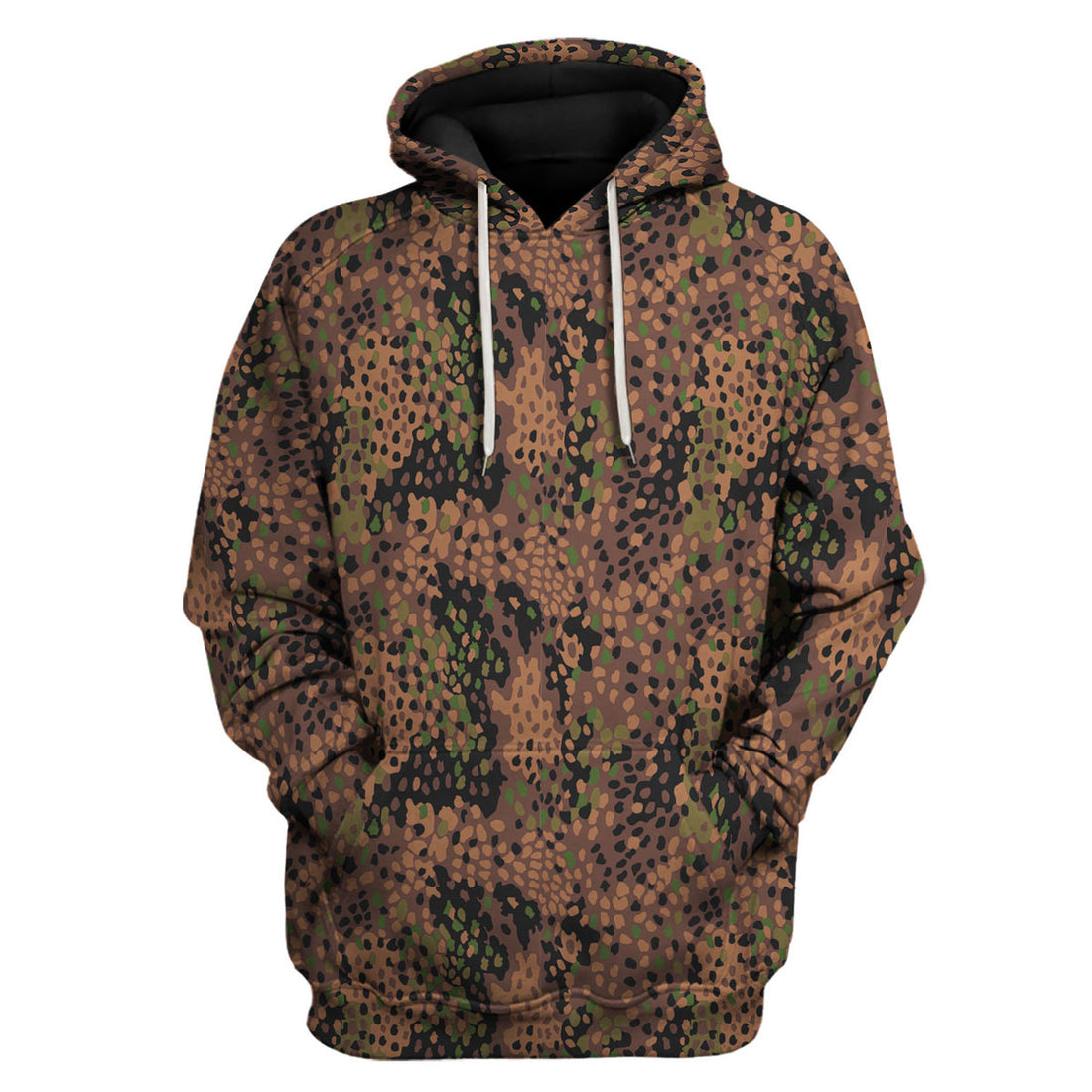 German World War 2 (WWII) Erbsenmuster Pattern Pea Dot Camo Hoodies Pullover Sweatshirt Tracksuit