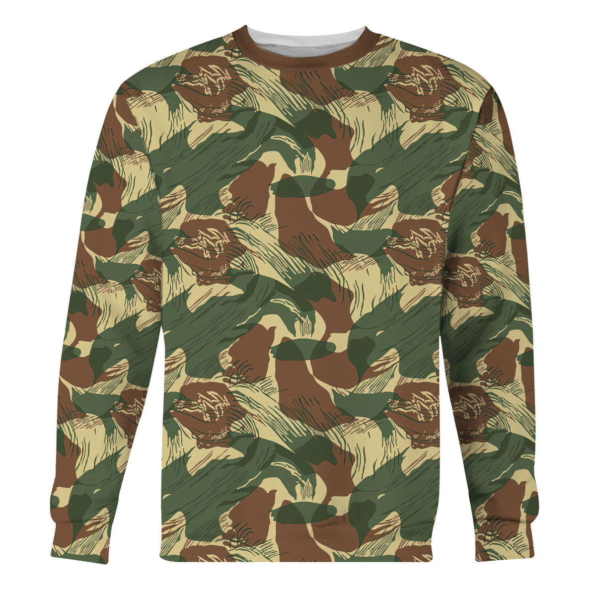 Rhodesian Brushstroke Rhodesian Security Forces 1965 Camo Hoodies Pullover Sweatshirt Tracksuit