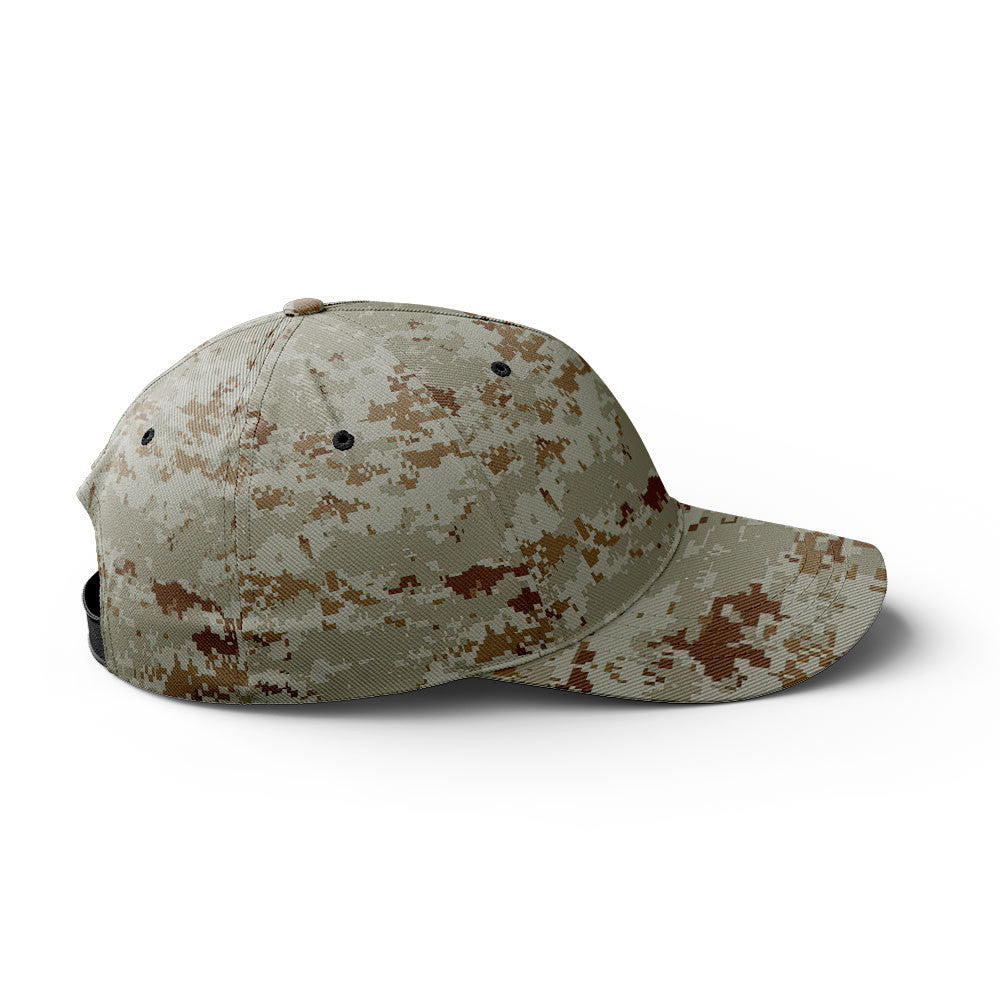American Marine Pattern Desert CAMO Classic Cap