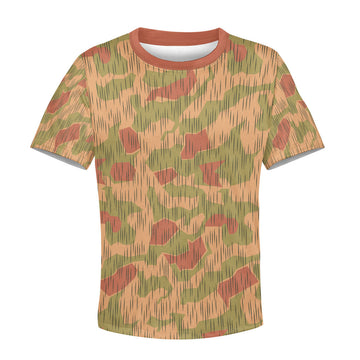 CustomsPig Sumpftarnmuster 1943 German World War 2 (WWII) Kid T-Shirt