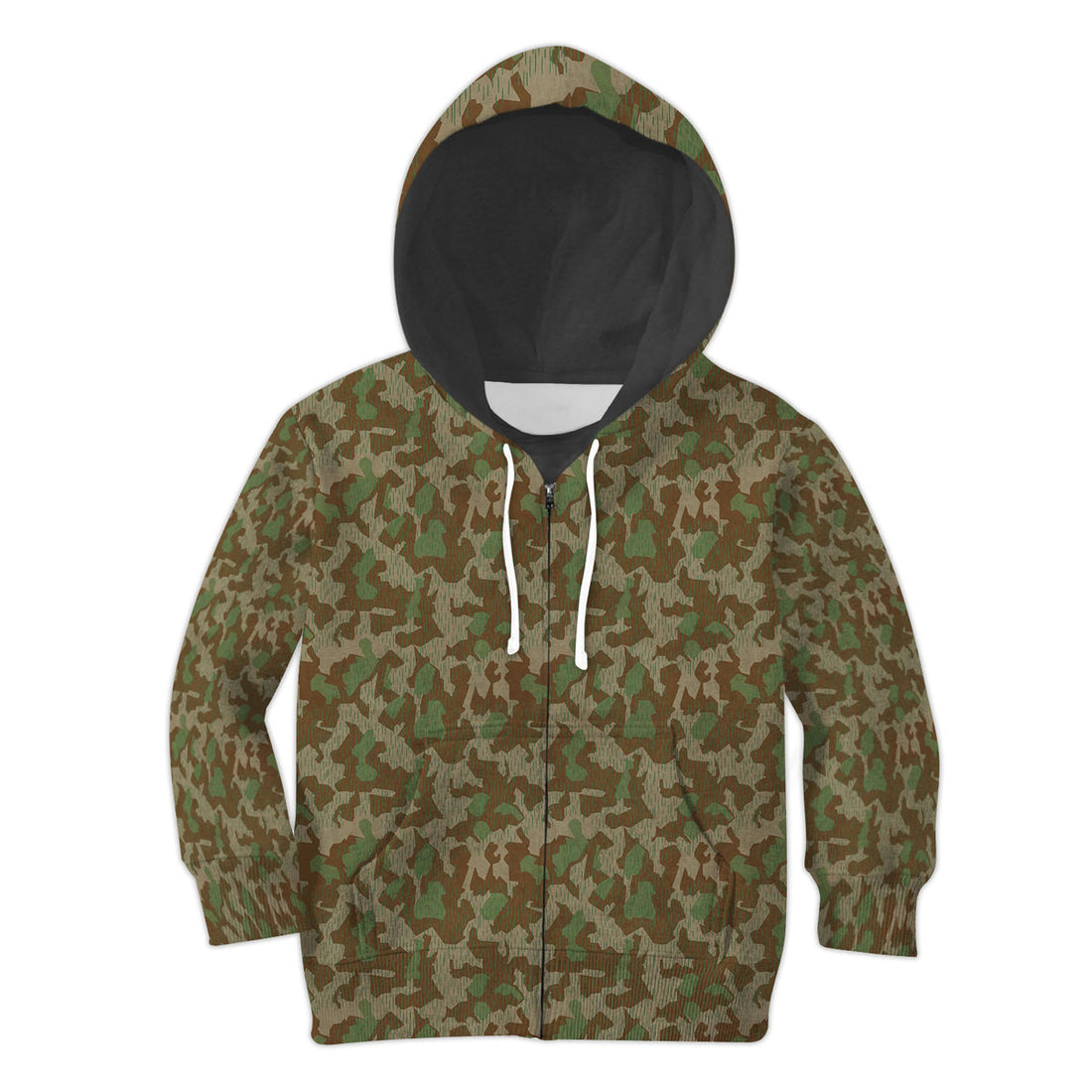 CustomsPig German World War II Nazi Wermacht Luftwaffe Waffen ss Kid Zip Hoodie