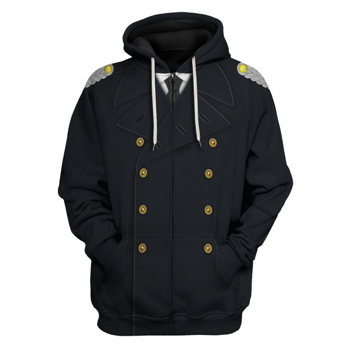 Customspig German WWII Kriegsmarine (War Navy) Officer Costume Hoodie Sweatshirt T-Shirt Tracksuit
