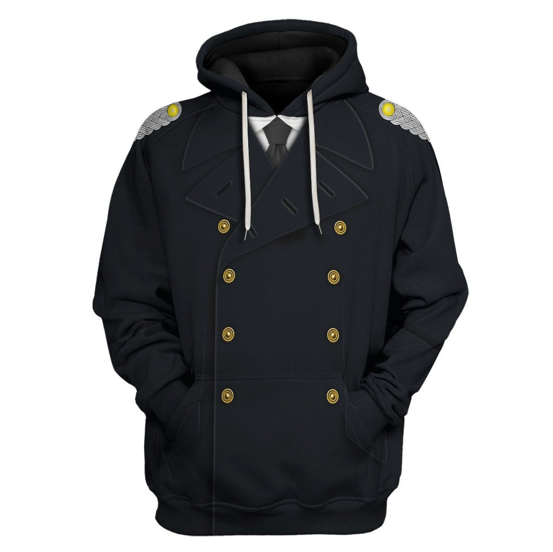 Customspig German WWII Kriegsmarine (War Navy) Officer Costume Hoodie Sweatshirt T-Shirt Tracksuit