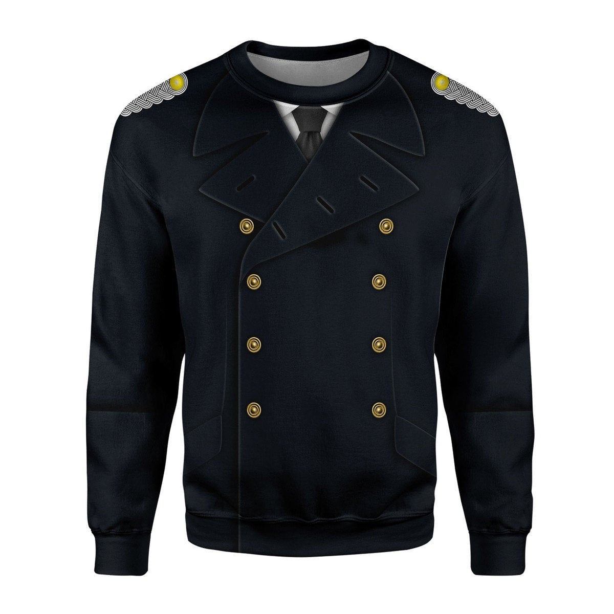Customspig German WWII Kriegsmarine (War Navy) Officer Costume Hoodie Sweatshirt T-Shirt Tracksuit