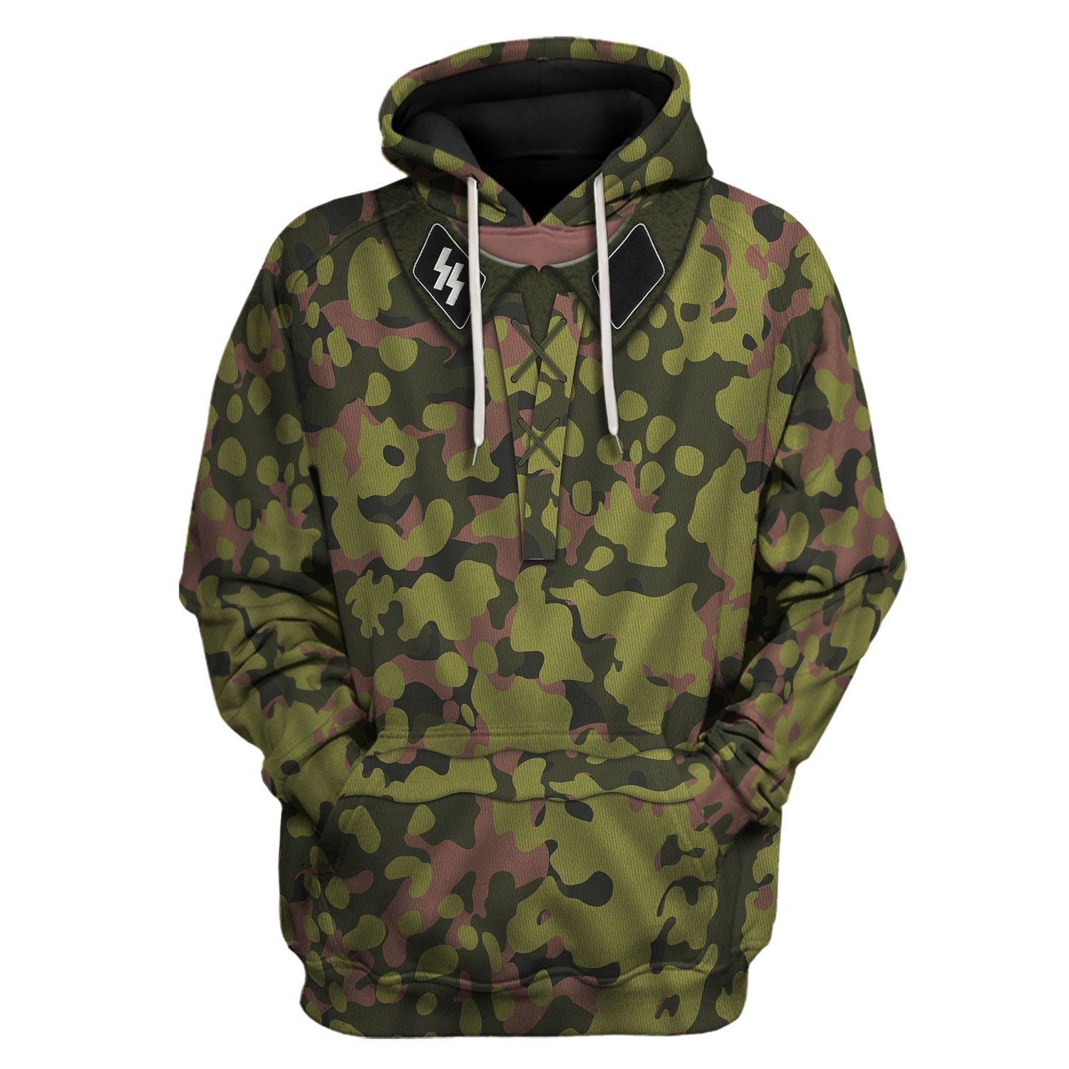 Customspig Waffen SS Type II M42 Oakleaf A Smock Dark Variant Costume Hoodie Sweatshirt T-Shirt Tracksuit