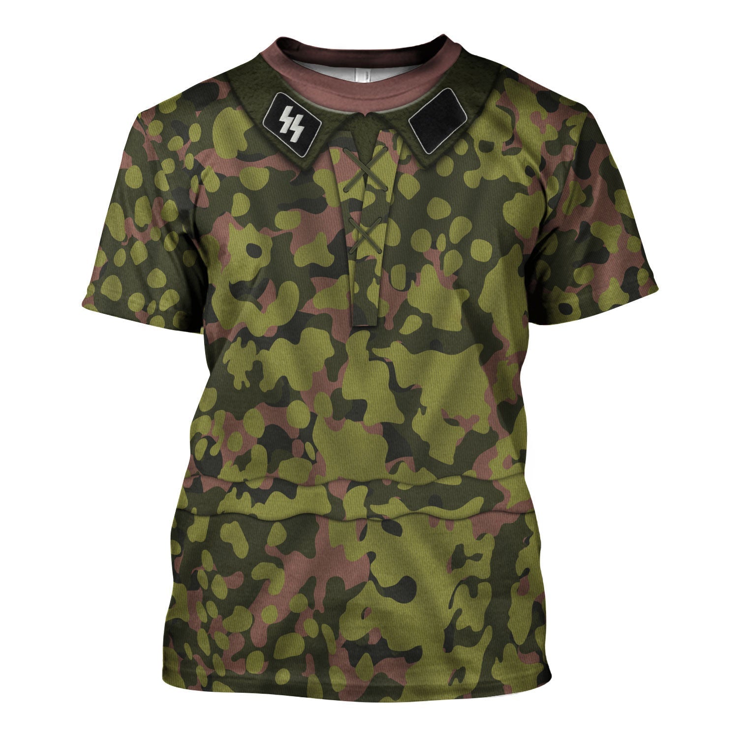 Customspig Waffen SS Type II M42 Oakleaf A Smock Dark Variant Costume Hoodie Sweatshirt T-Shirt Tracksuit
