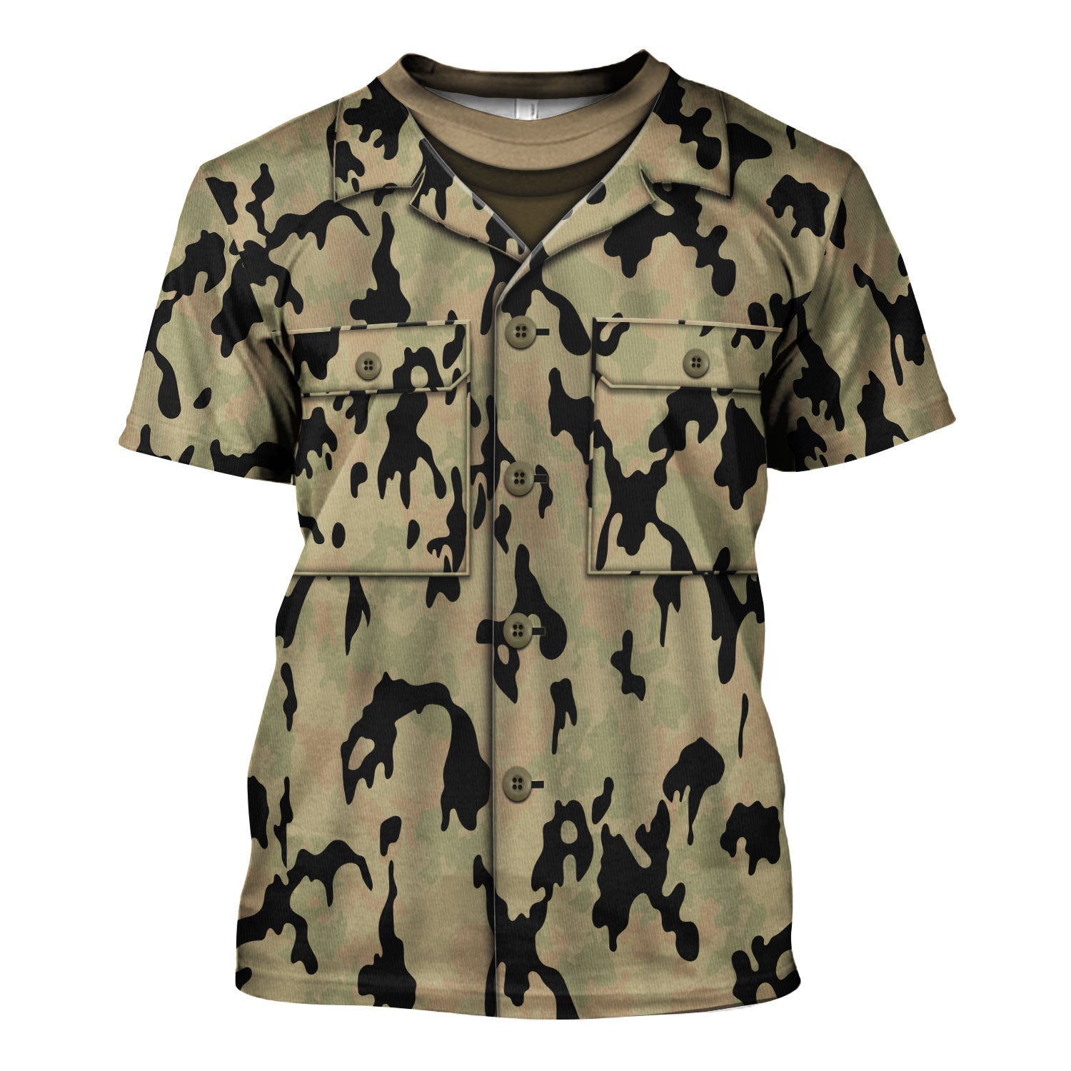 Customspig German World War 2 (WWII) Leibermuster Faded v2.0 CAMO Costume Hoodie Sweatshirt T-Shirt Tracksuit