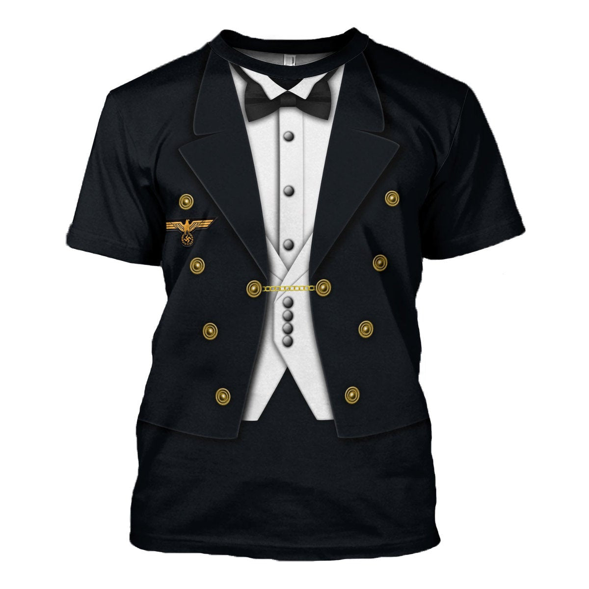 Customspig German WWII Kriegsmarine (War Navy) Officer Costume Hoodie Sweatshirt T-Shirt Tracksuit
