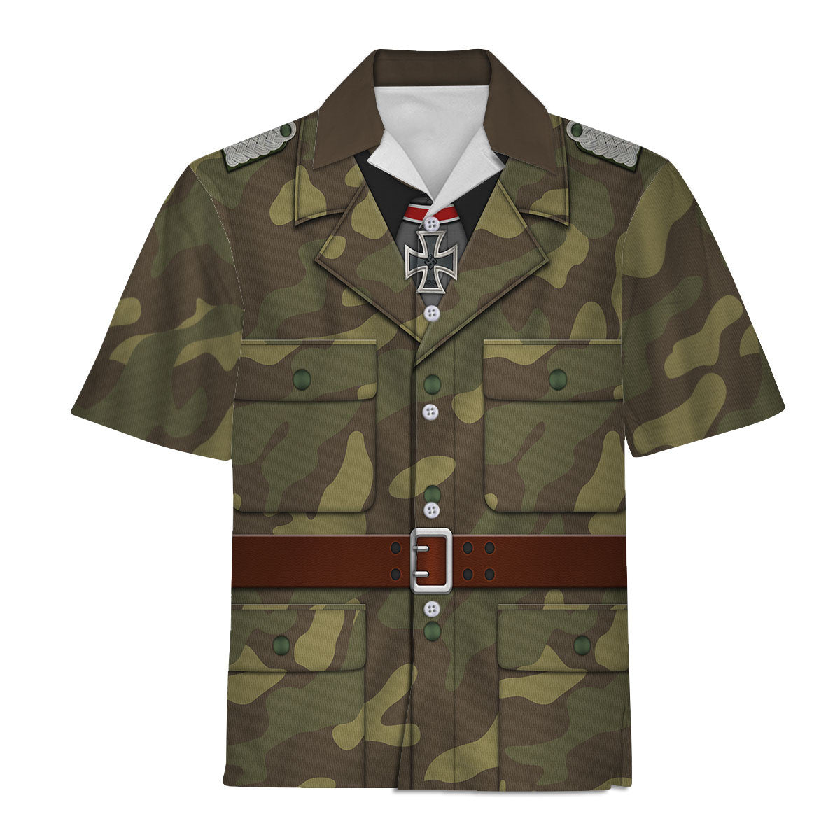 Customspig German SS Italian Camo M40 World War II Costume Hoodie Sweatshirt T-Shirt Tracksuit