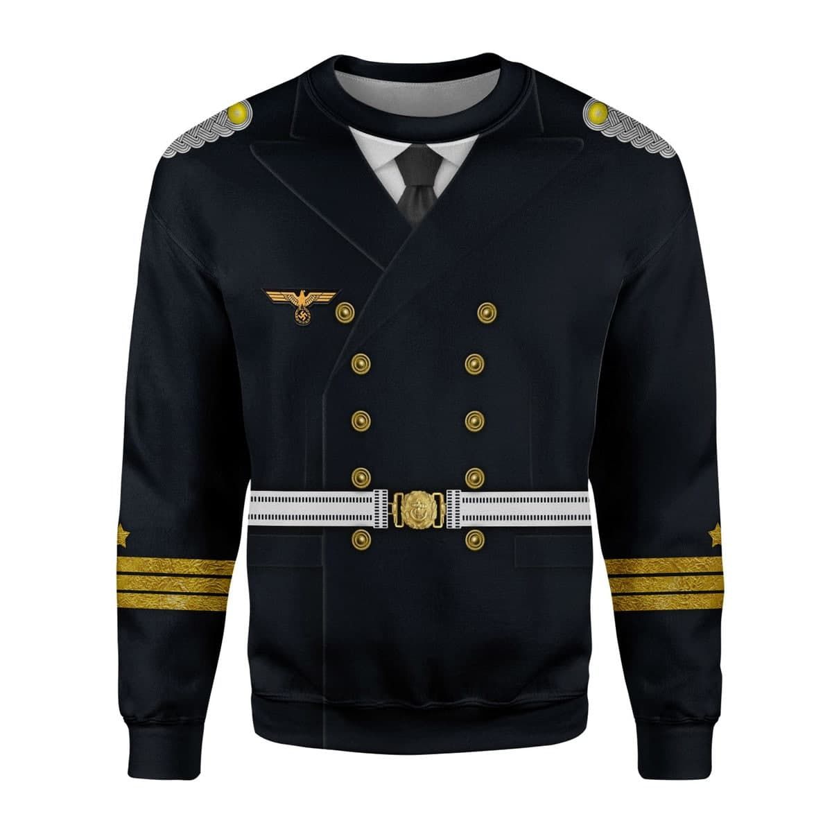 Customspig German WWII Kriegsmarine (War Navy) Costume Hoodie Sweatshirt T-Shirt Tracksuit