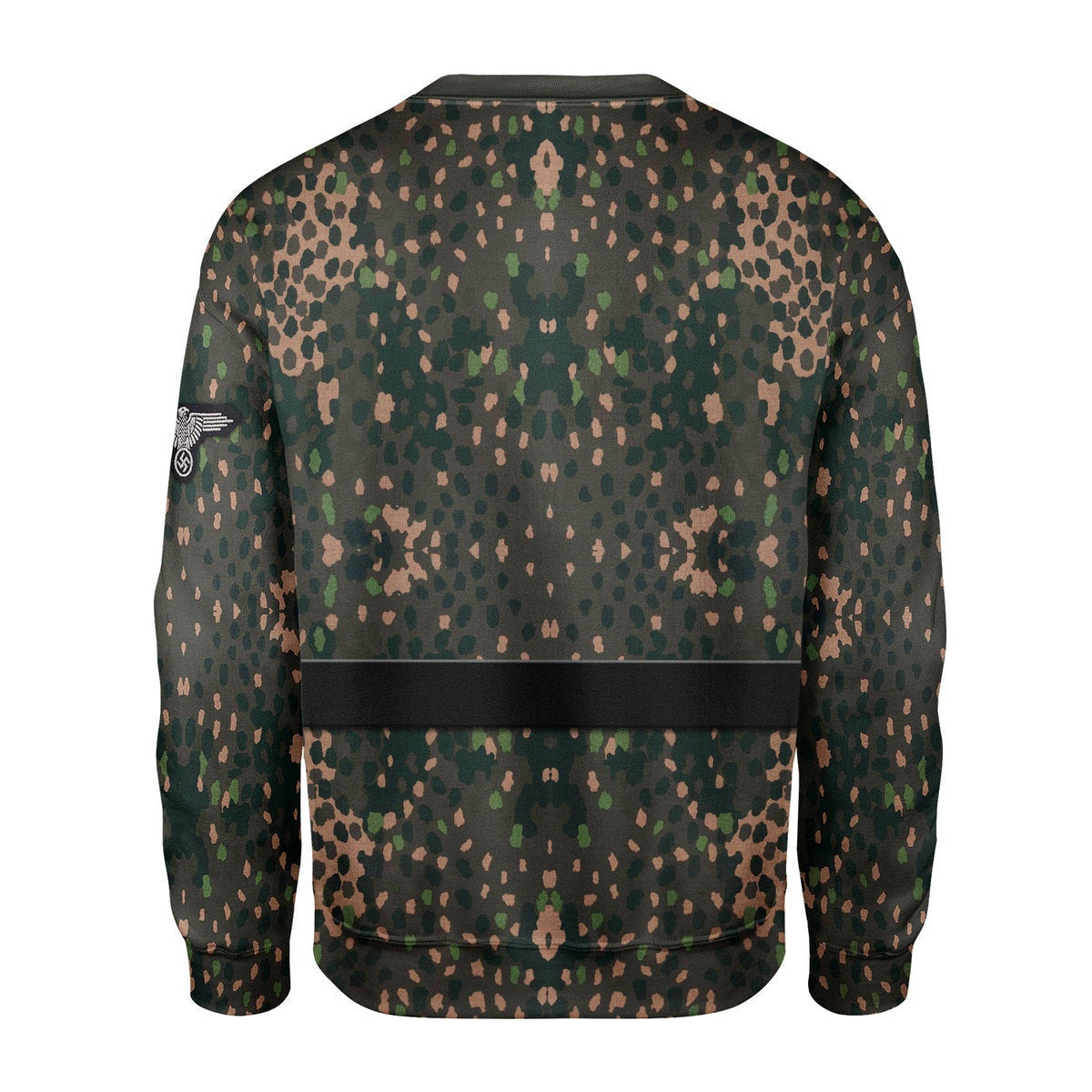 Customspig Waffen SS Herringbone Twill (HBT) M44 Pea Dot Pattern (Erbsenmuster) Costume Hoodie Sweatshirt T-Shirt Tracksuit
