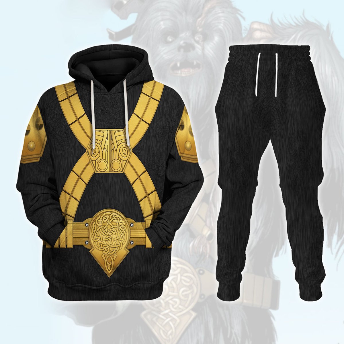 Black Krrsantan Hoodies Pullover Sweatshirt Tracksuit