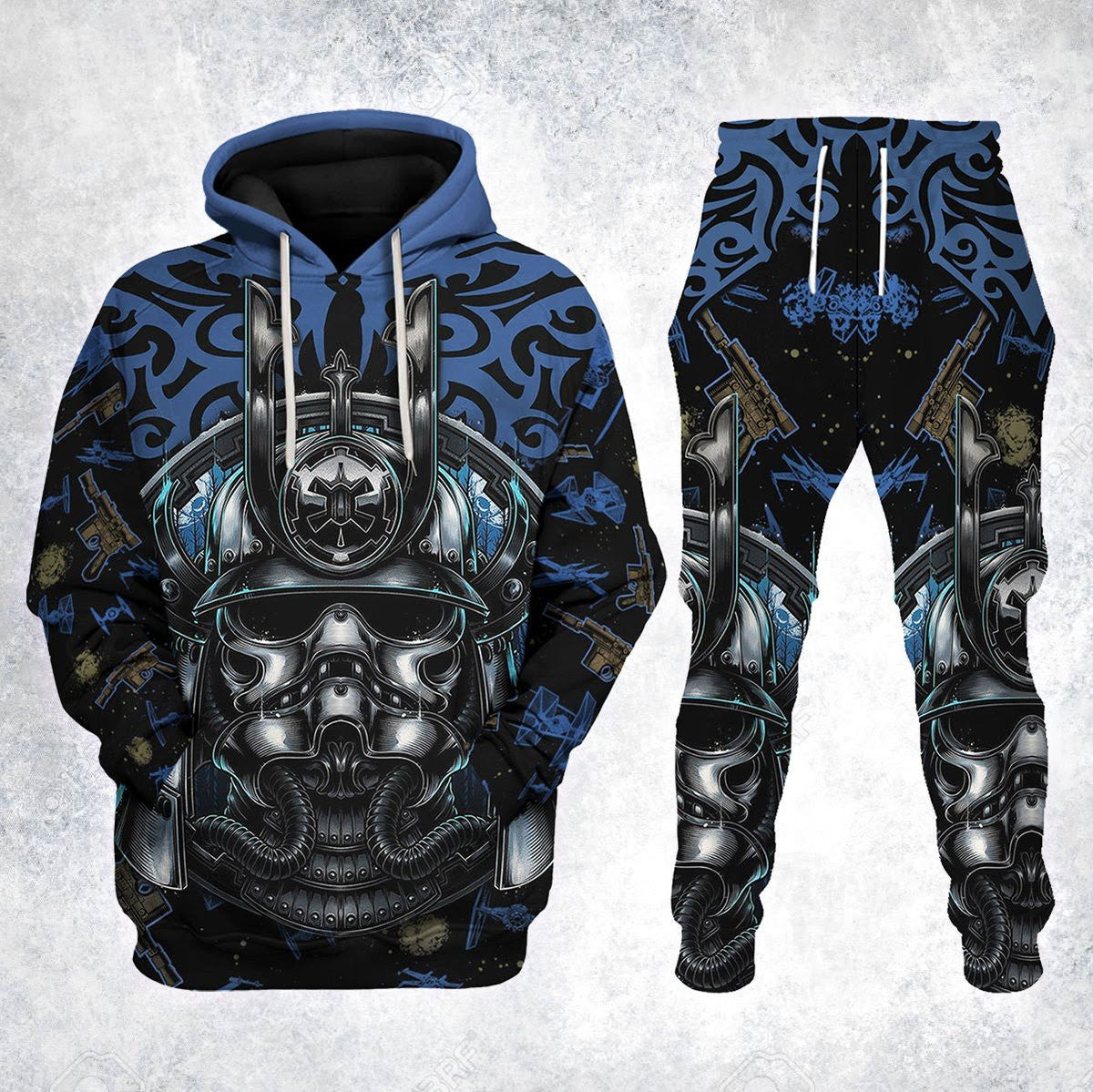 CustomsPig Death Trooper Samurai Costumes Hoodie Sweatshirt T-Shirt Tracksuit