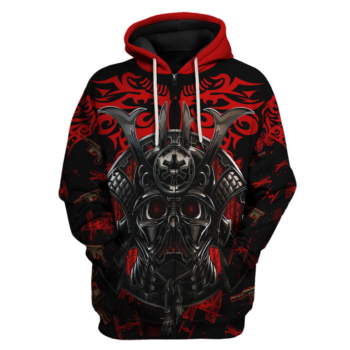 CustomsPig Darth Vader Samurai   Costumes Hoodie Sweatshirt T-Shirt Tracksuit